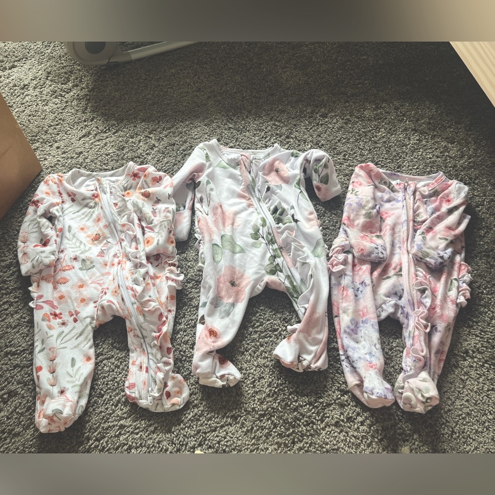 Caden lane bamboo pajamas - newborn
